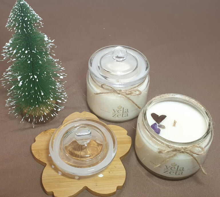 200g VELA ZETA 100% pure SOY candles